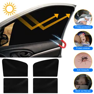 Car Window Shades with Magnets, Strong-Light Blocking&UV Protection Privacy Shades, Universal Interior Accessories fit for windows 18.9*31.1 in