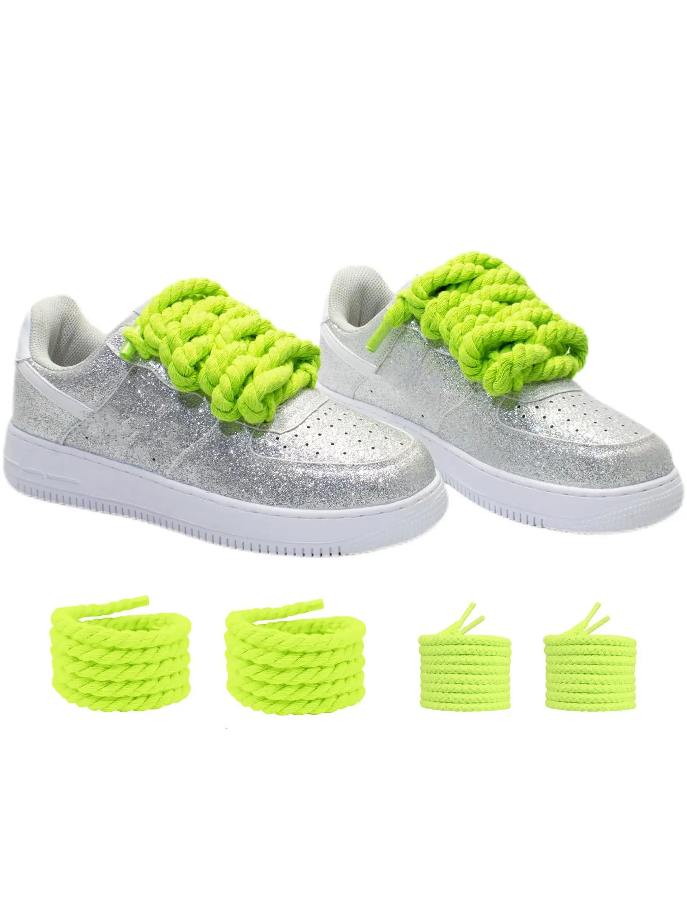 Handmade Braided Shoelaces for Sneaker, Shoelaces For Sneakers, 8mm/5mm Wide Shoelaces, Footwear Lace, Shoes Accessories for Women & Men