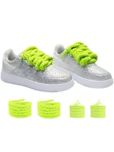 Handmade Braided Shoelaces for Sneaker, 8mm/5mm Wide Shoelaces, Footwear Lace, Shoes Accessories for Women & Men