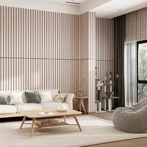 Luxurious style wall renovation3D Wood Grain Stripe Wall Sticker Roll, 118.1x15.7 Inches, Thick Recessed Texture, Easy Cut and Stick, Bedroom Living Room Decor