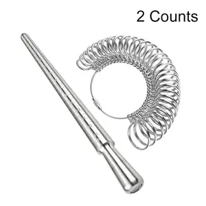 Precision Ring Sizer Measurement Tool, Ring Mandrel & Ring Sizing Gauge Set for Jewelry Making, Professional Hand Measuring Tools, Jewellery