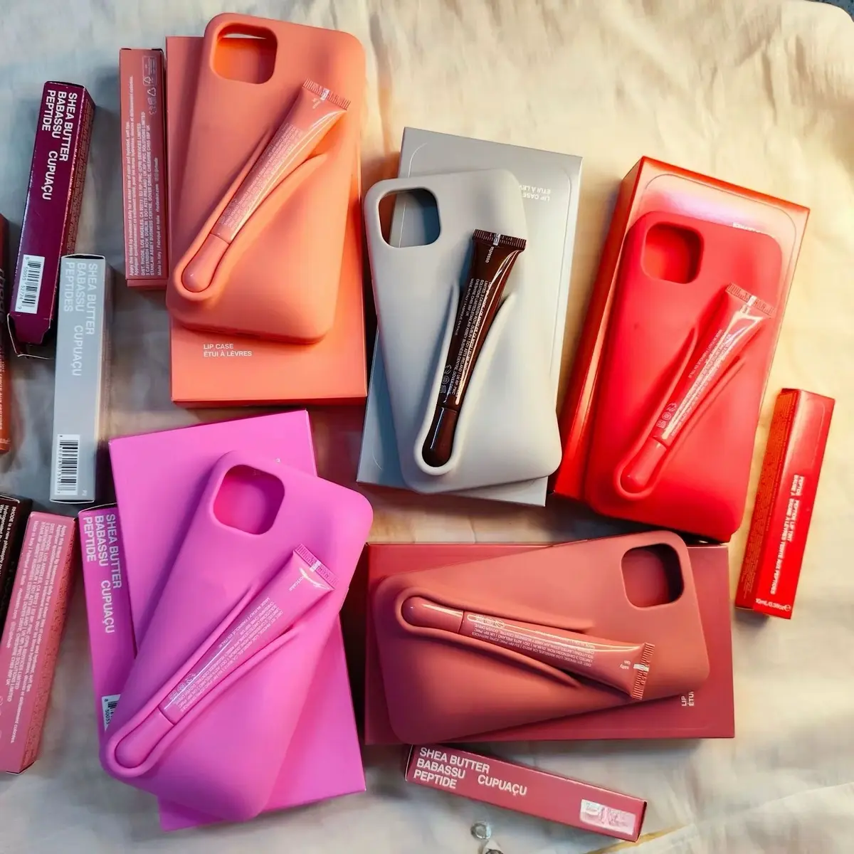 Phone Case with LipGloss Holder