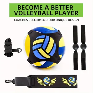 Volleyball Solo Trainer, Serve/Set/Spike All-in-One Practice Tool, Improve Arm Swing & Accuracy