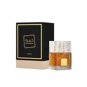 Lattafa Perfumes Khamrah for Unisex Eau de Parfum Spray, 3.4 Ounce long Lasting Evening Fragrance Cologne Unisex Aroma Scent