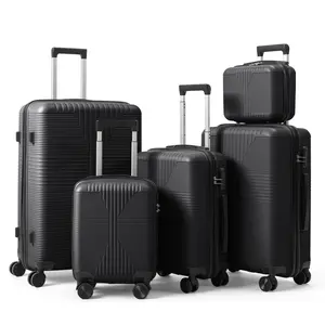 12/16/20/24/28 Inch Hard Shell Luggage Set, Built-in TSA Lock & Dual Carry Handles. Lightweight design for weekend travel, international trips and business commutes.        5 。 ？