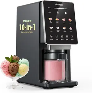 Electric Ice Cream Maker Machine for Homemade, Frozen Treat, Gelato, Yorgurt, Sorbet, Mix-in & More, 10 One-Touch Programs with 3 Pints, Keto, Vegan, Dairy-Free Options