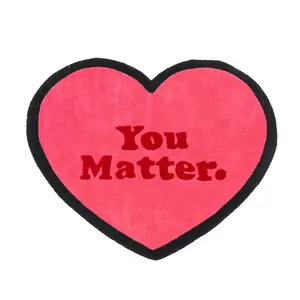 You Matter Heart Rug