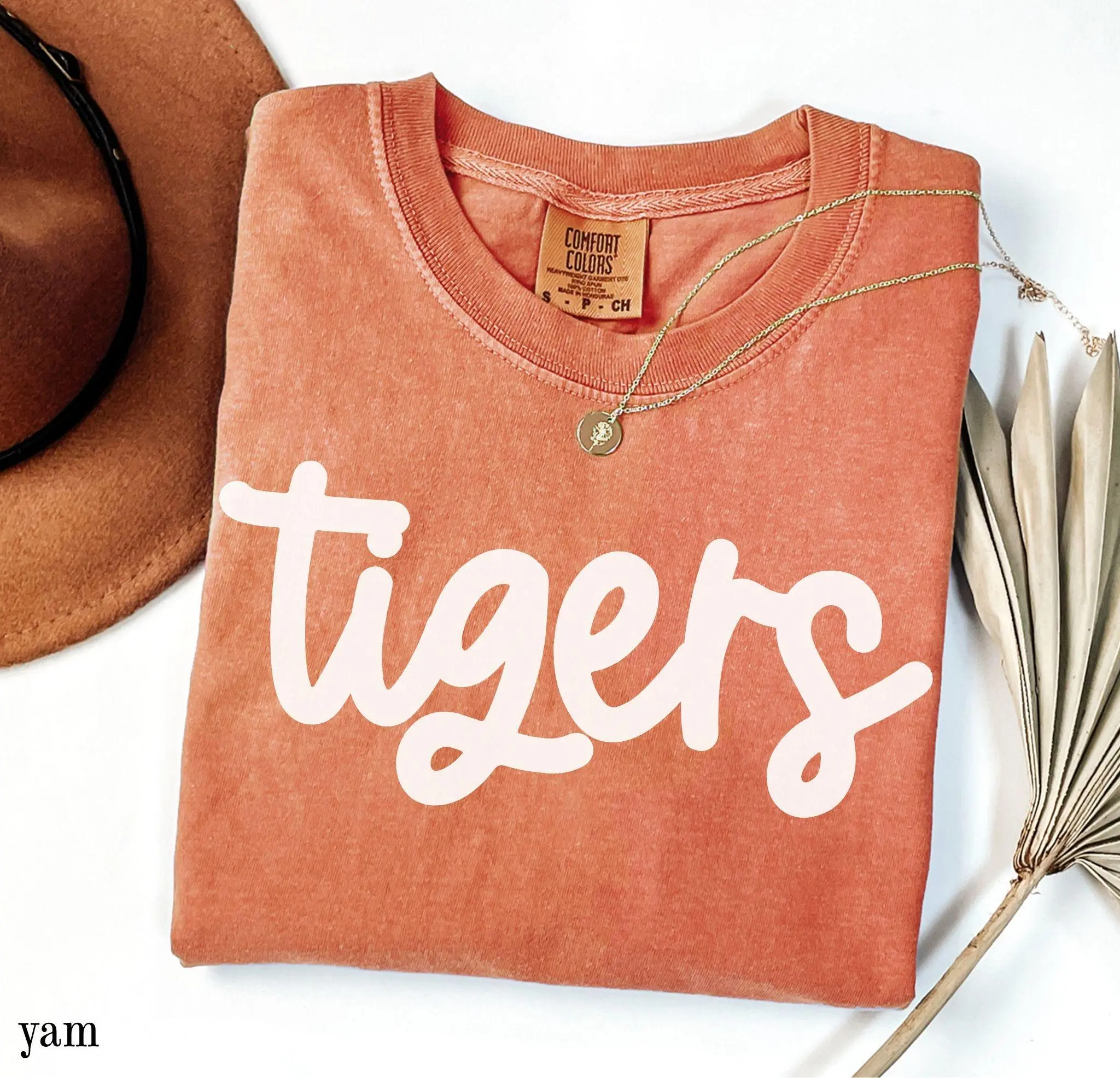 Tigers Shirt, Comfort Colors Tigers Game Day Shirt, Tiger Mascot Shirt, Tigers Game Day Apparel, Teacher Gameday Shirt, Tigers Tailgate Cotton Trending