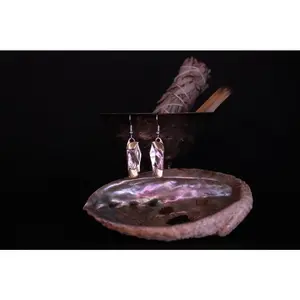 Abalone Shell Pocket Knife Earrings