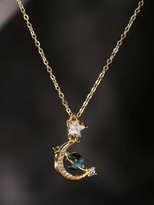 Dreamy Planet Themed Necklace, Moon & Earth Pendant Design, Perfect for Women's Everyday Fashion Jewelry, Fashionable Jewelry, Exquisite Chain Jewelry