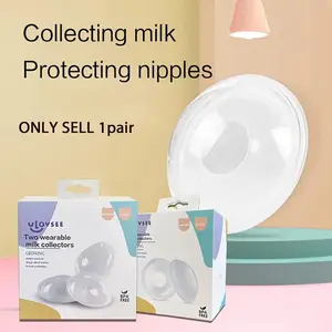 Reusable Silicone Breast Milk Shells, 2pcs/set Wearable Breast Shields, Portable Nursing Pad Cups for Travel, Mummy Postpartum Breastfeeding Accessories, Maternity Care