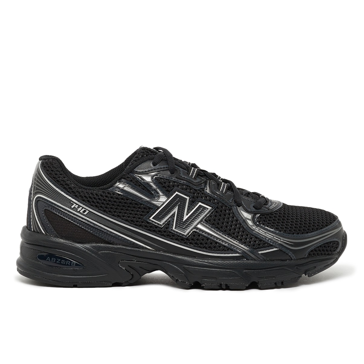 New Balance 740v2 Black Grey Silver U740BM2 Men's Fashion Sneaker New