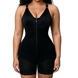 Women’s Fajas Colombianas shapewear Tummy Control Butt Lifter Shaper with Zipper Crotch detachable shoulder strap SpringStatements