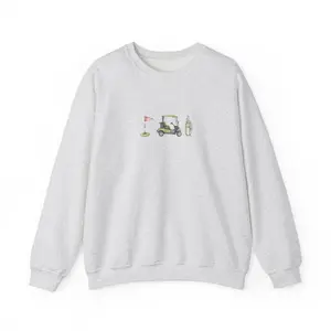 Golf Girlie Crewneck Sweatshirt, Gift or Golfers, Golf Sweatshirt Comfort Cotton