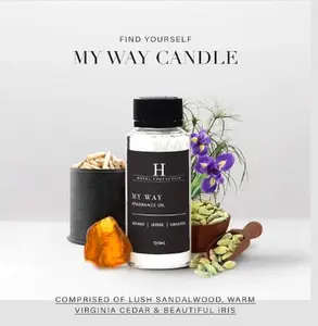 My Way Essential Oil Scent - Luxury Hotel Inspired Aromatherapy Scent Diffuser Oil Fragrance Freshener Scented Bottle Perfume