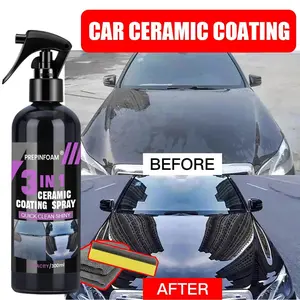 Car Ceramic Nano Coating 3-In-1, Hydroslick Ceramic Coating, Advanced Hydrophobic Spray for Paint Protection, Scratch Resistant & Durable Finish for Cars