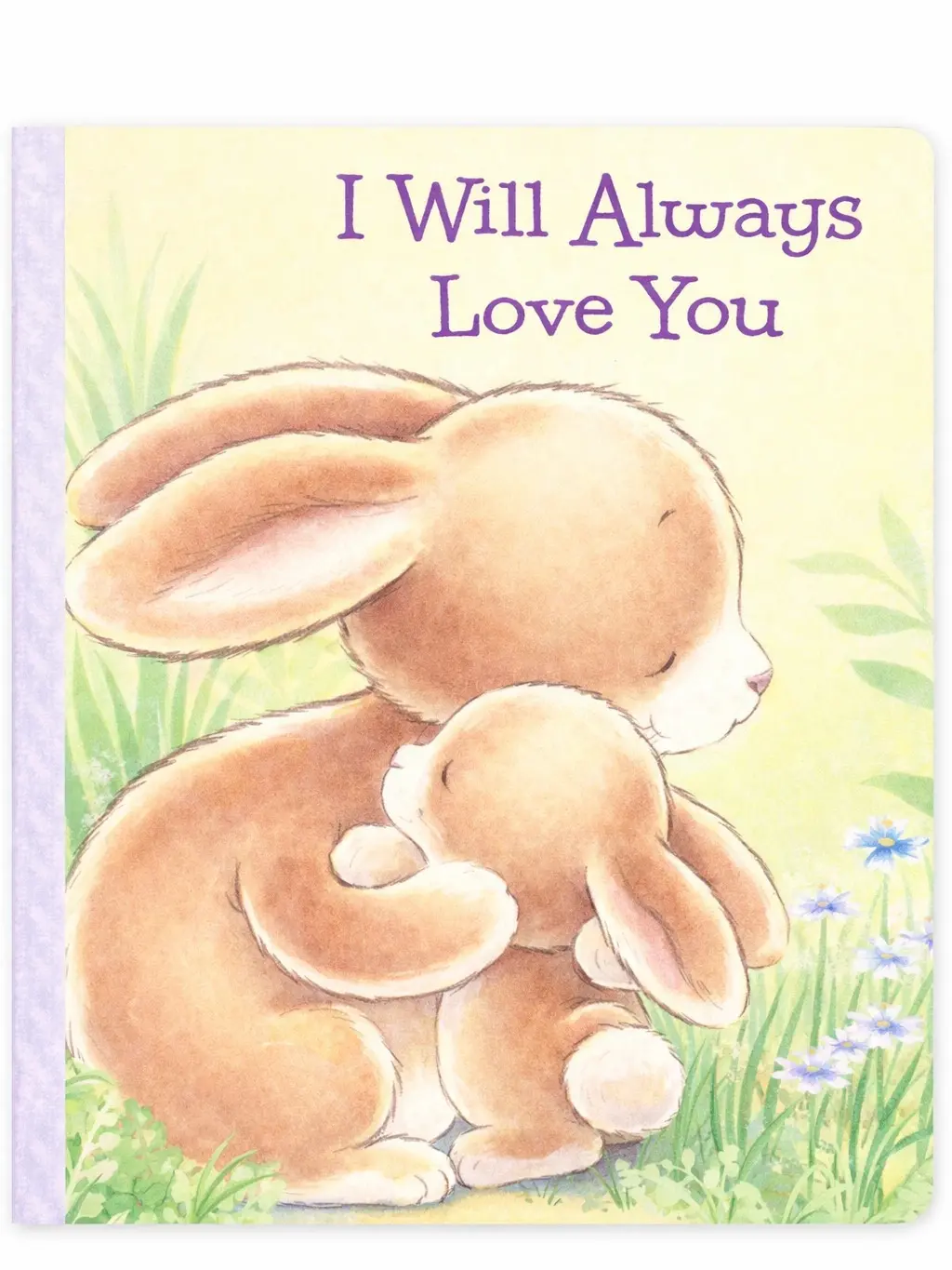Bunny-Themed "I Will Always Love You" Hardcover Board Book - Comforting Message, Tender Moment of Love, Children's Gift Book for Kids Infants