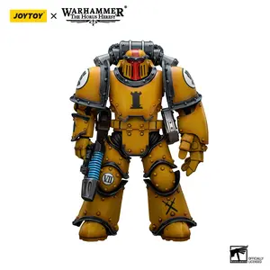 JOYTOY Warhammer 40000 1/18 Action Figure Imperial Fists  Legion MkIII Tactical Squad Sergeant with Power Fist JT9060