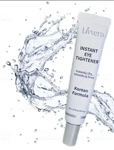 Livvera Instant Eye Tightener – Lifting & Smoothing Korean Formula | Reduces Dark Circles and Eye Bags | Anti-Wrinkle & Anti-Aging (30ml)