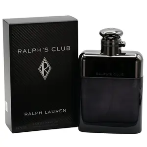 Ralph Lauren Ralph's Club Bold Elegant Male Cologne EDP - 3.4 fl oz with Clary Sage, Lavender Cedar & Woody Aromatic Blends, New in Box