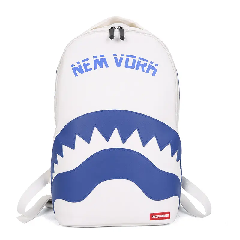 Sprayground Nem Vork Shark Mouth Backpack, Urban Hip Hop Streetwear School Bag For Teens Students, Back To School Trendy Gift For Friends & Family