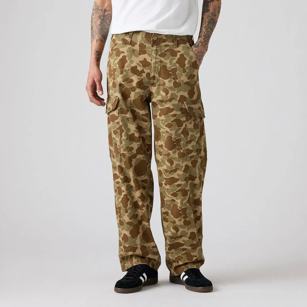 Levi's Men's XX Cargo Baggy Fit Pants - Duck Camo Print 34x30