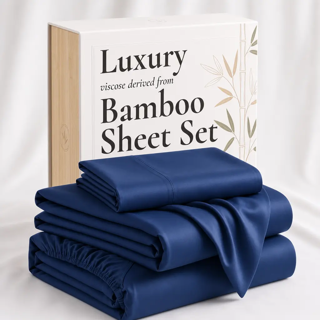 Luxury Bamboo Duvet Cover - Breathable & Skin Friendly, Easy to Care & Machine Washable, Quality Tested, Made For You With Love