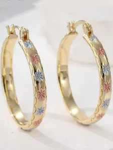 Elegant Geometric Circle Earrings, Geometric Pattern, Party Fashion Jewelry, Daily Wear Accessories, Versatile Trendy Gift for Birthdays, Casual Trendy Jewelry