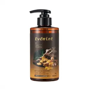 Evemint Ginger Scalp Care Shampoo with Ginger Root Oil, Helps Reduce Flakes & Support Stronger-Looking Hair, Soothes Dry Scalp, Vegan Formula | 13.5 fl oz