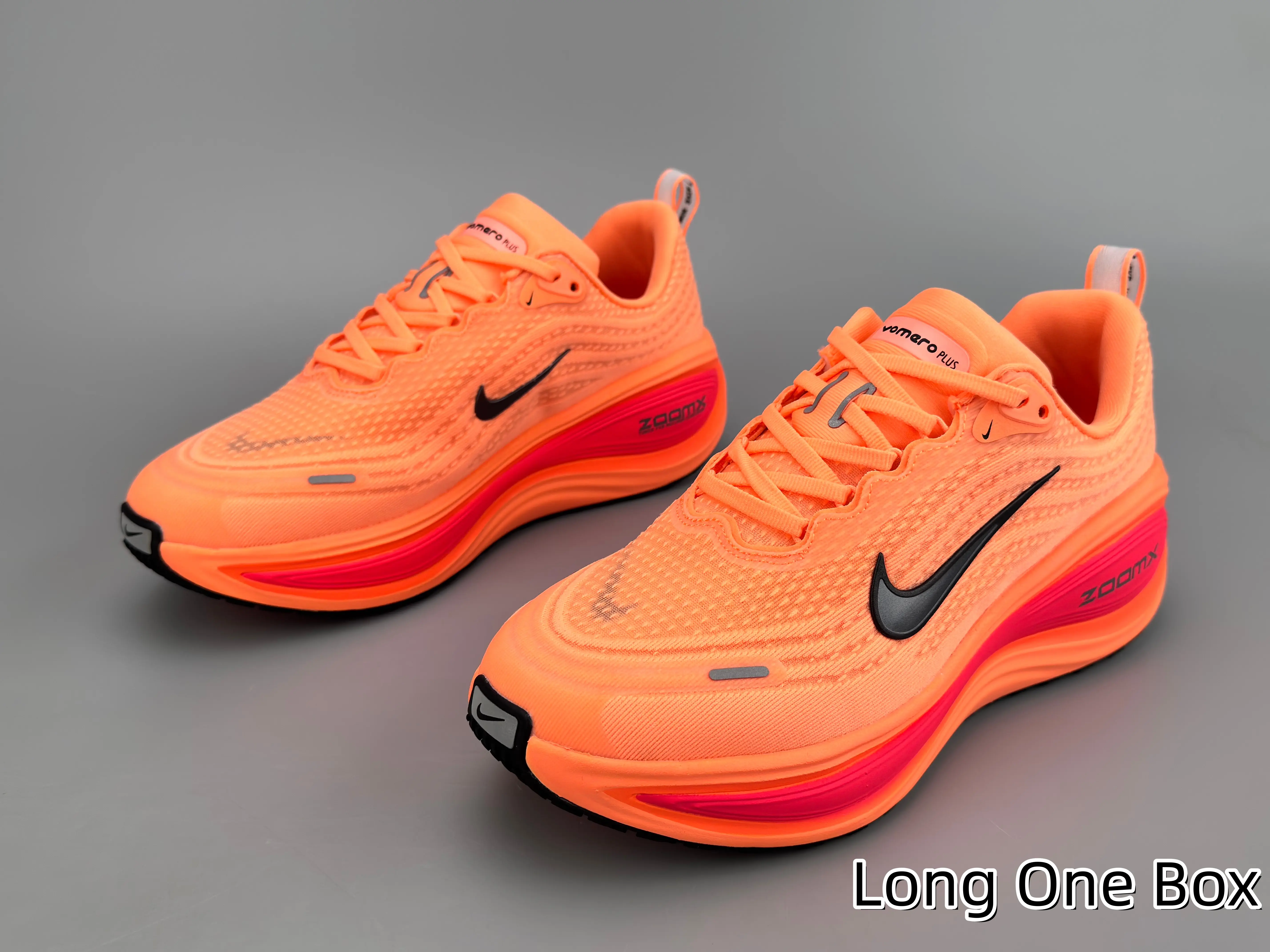 Trendy Daily Workout Footwear | Thin Hollow Breathable Flyknit Top | Ultra Soft High Rebound Thick Midsole | Stable Non-slip Traction Base | Fits Road Jogging & Bold Casual Matching