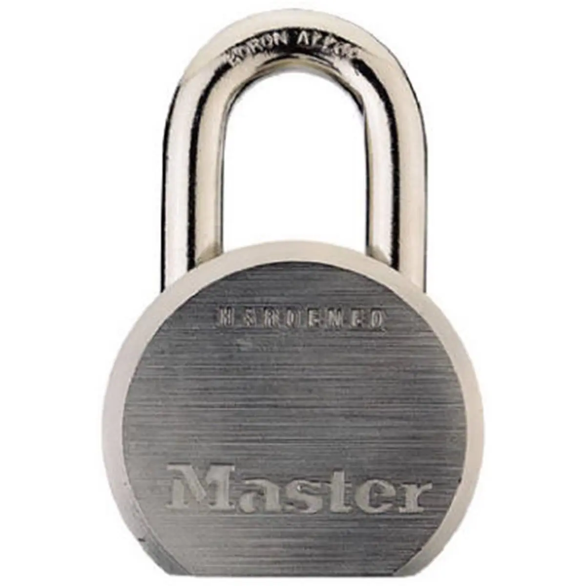 Master Lock 930DPF Industrial-Grade Round Steel Keyed High Security Padlock, Triple-Plated Rekeyable Antitheft Device with Spool Pins & Dual Ball Bearing for Automotive Use