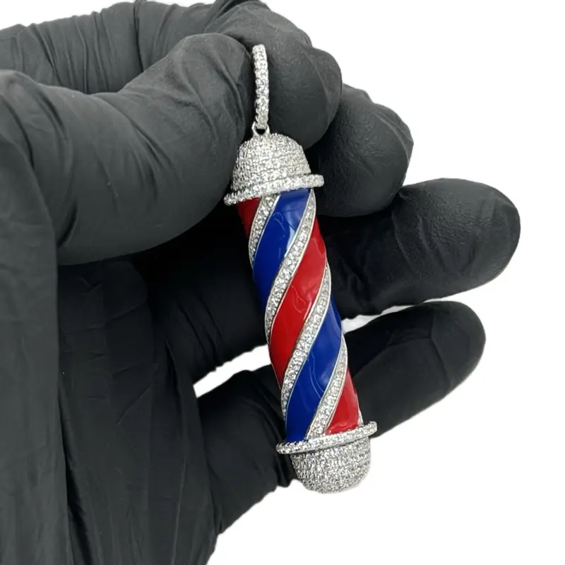 BARBER PENDANT SILVER 925 - Elegant Design with Silver Finish and Secure Closure