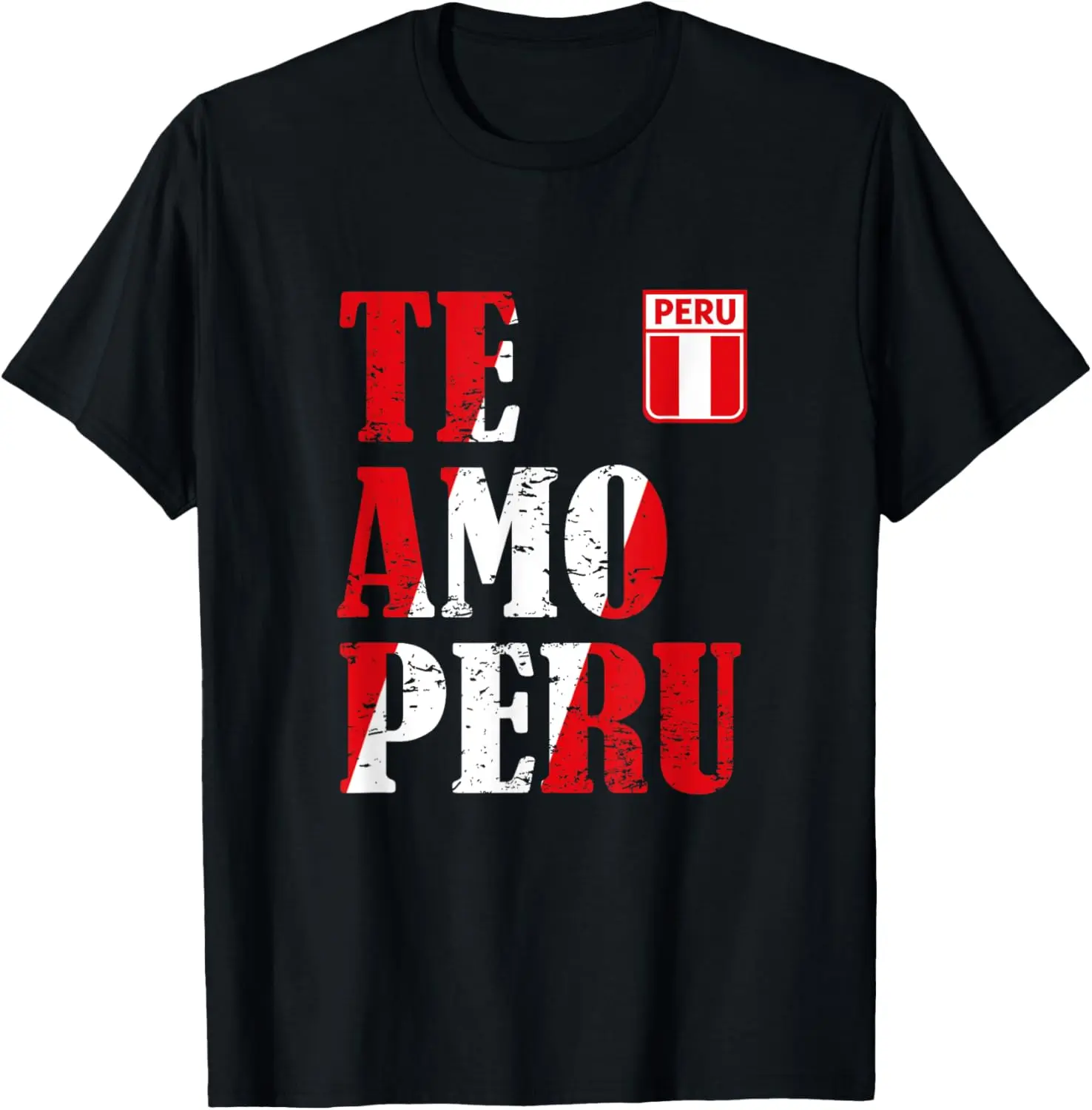 100%cotton Peru Shirt - Te amo Peru - I Love Peru Shirt Men Women Kids T-Shirt