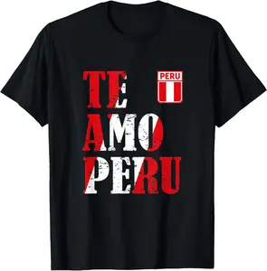 100%cotton Peru Shirt - Te amo Peru - I Love Peru Shirt Men Women Kids T-Shirt