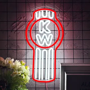 Kenworth Neon Sign, LED Wall Sign, Creative Wall Decor, Neon Sign for Home, Garage, Man Cave, Bedroom, Living Room, Party, Birthday, Festival Gift, Modern Mood Lighting