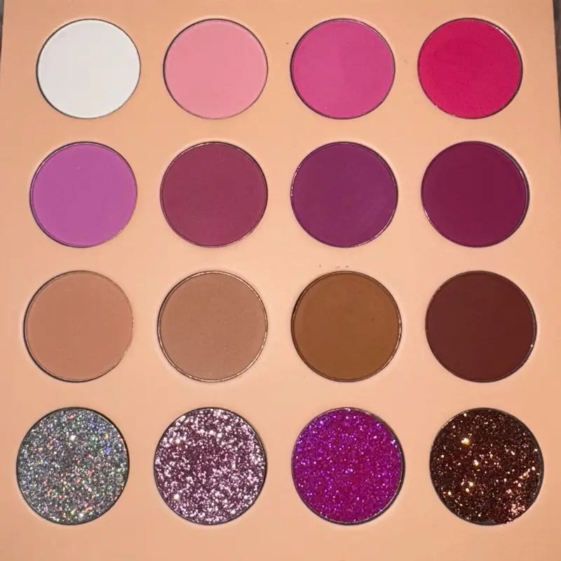 Chocolate Rose Affair Eyeshadow Palette - Makeup Cosmetic with Variety of Colors and Glitter Effects