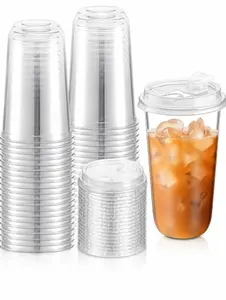 [summervibes]20Pcs Disposable Plastic Mexican Style Coffee Cups for Beverages