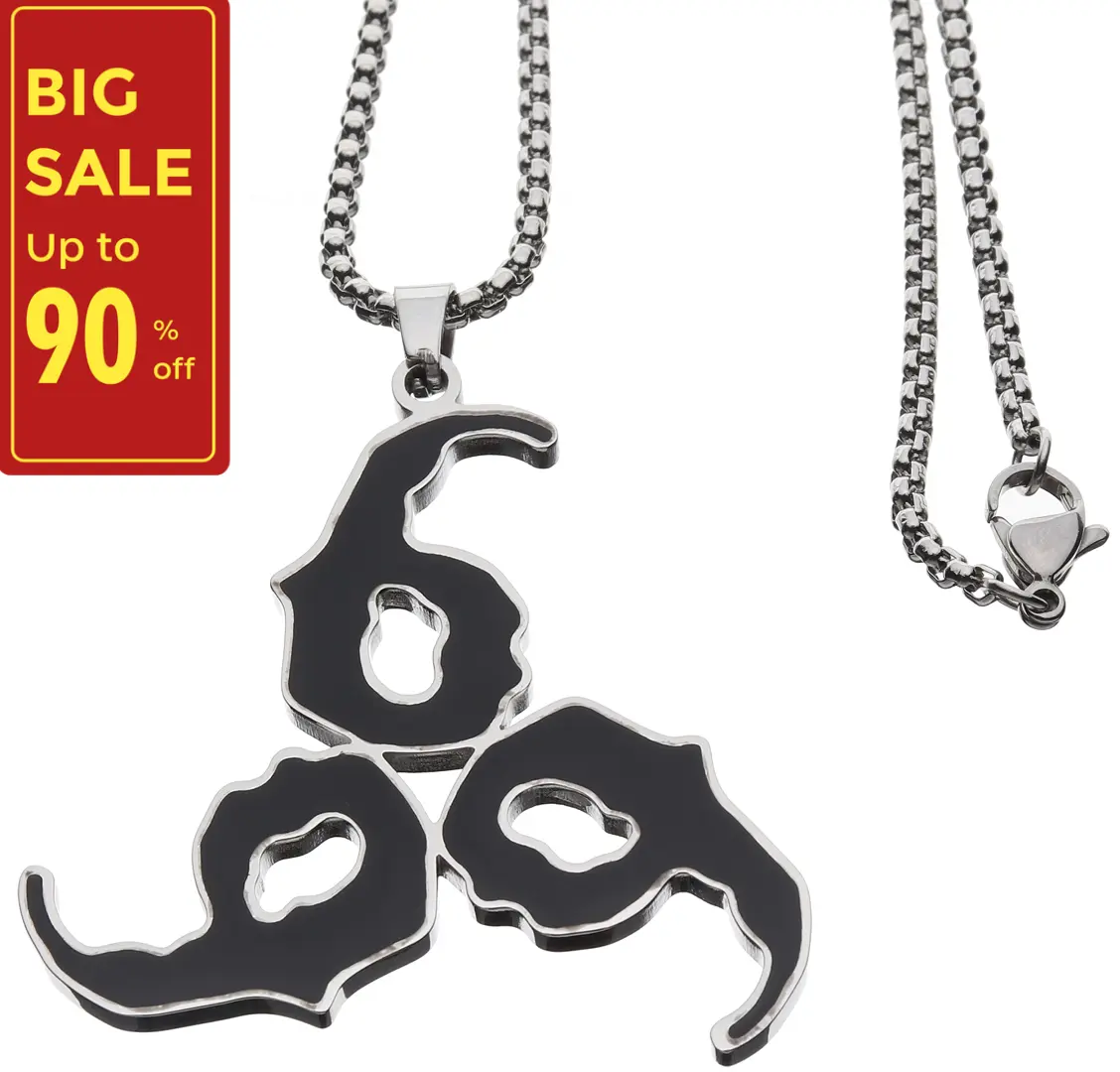 Hip Hop Juice Pendant Necklace, Trendy Stainless Steel Chain, Streetwear Jewelry for Men Women, Hoodie Accessory, Couple Gift, New Year Present
