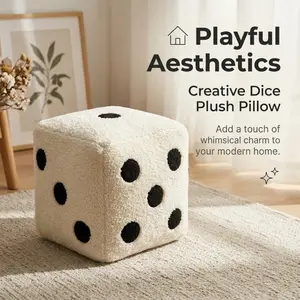 Creative cube-shaped plush cushion, Soft padded cushion, soft and fluffy decorative filling, suitable for sofas, bedrooms, and home use.