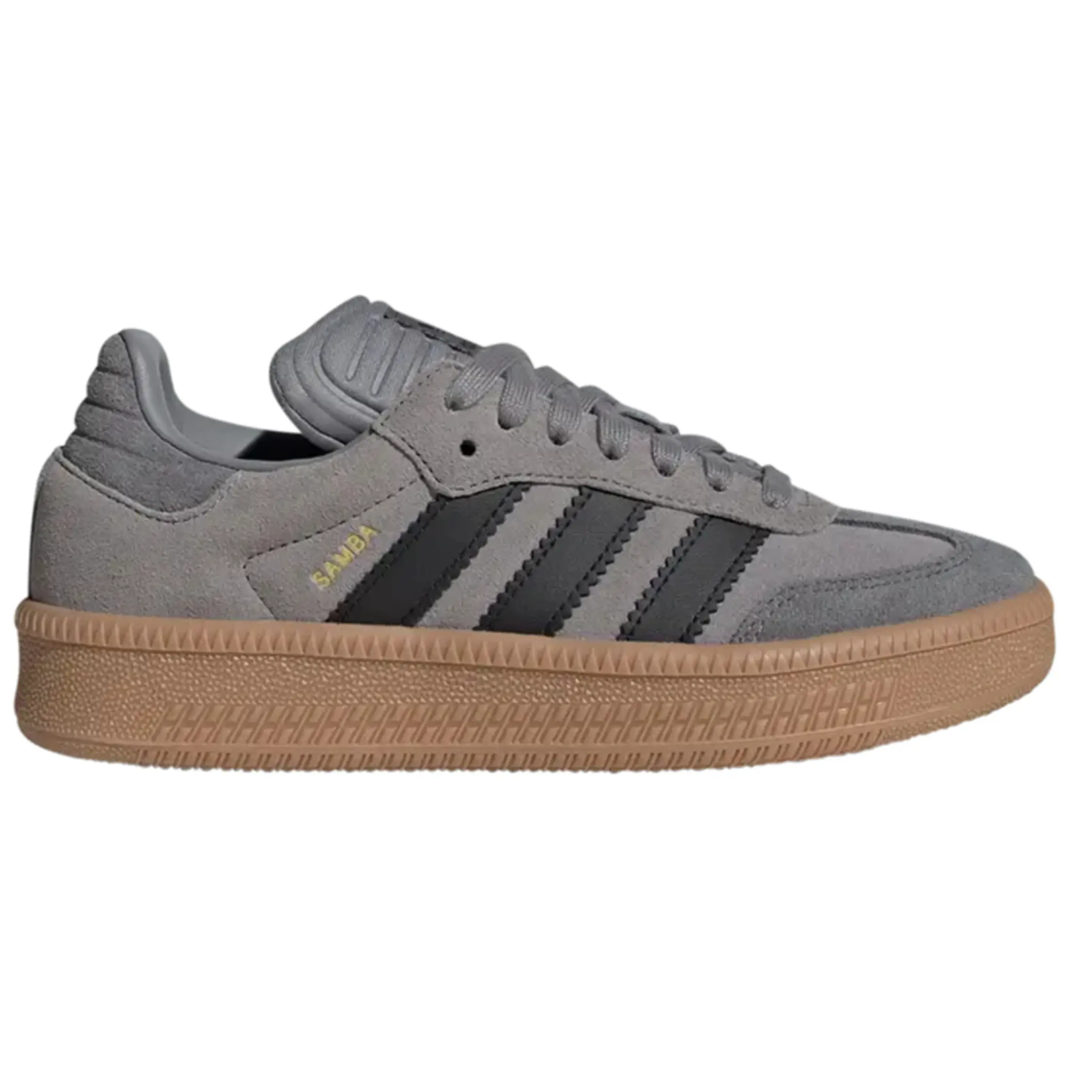 adidas Samba XLG Grey Three Core Black Gum Youth Fashion Shoes New