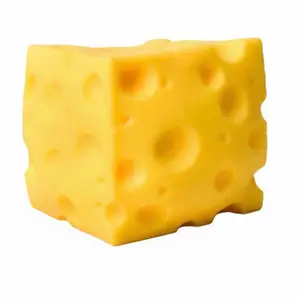 squishy cheese block fidget toy, desk toy,