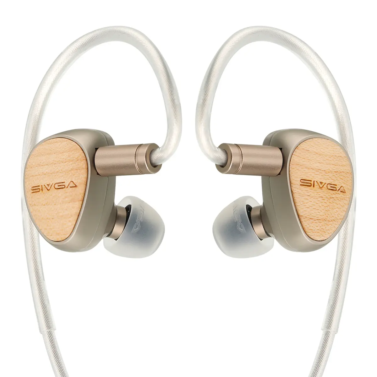 SIVGA Que Wired IEM Earphone, 10mm Diaphragm Dynamic Driver, 2-Pin Cable, 3.5mm Jack, Hi-Fi Sound Quality, Without Mic, Manufacturer Warranty, Not Water Resistant