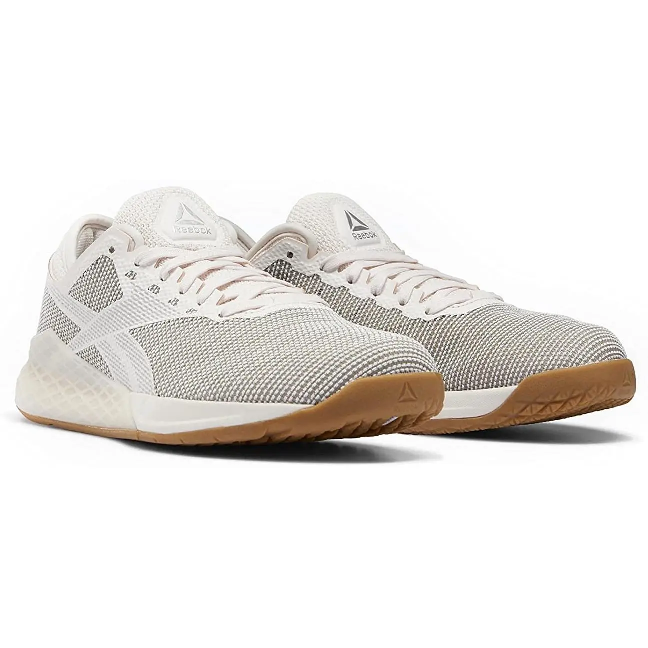 Reebok Mens Nano 9 Cross Trainer - Glass Pink/Cold Grey 2/White - 5 H00759-5