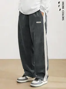 Men's Corduroy Pants, Casual Loose Fit, Loose Casual Comfy Trousers for Daily Wear, Men's Bottoms for All Seasons