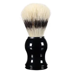 1Pc Mens Shaving Brush Boar Bristle Hair Straight for Razor Shave Barber Face Cl