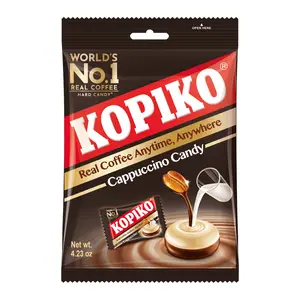 Kopiko Cappuccino Candy 4.23oz - Bold Coffee Flavor with Real Coffee Extract Sweet Caffeine Boost Creamy Cappuccino Taste On-the-Go Energy Boost