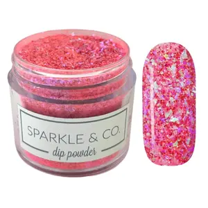 Sparkle & Co dp. 203 #SunsetNights Mini Dip Powder For Nails - 1 Jar Lasts 5-7 Manis