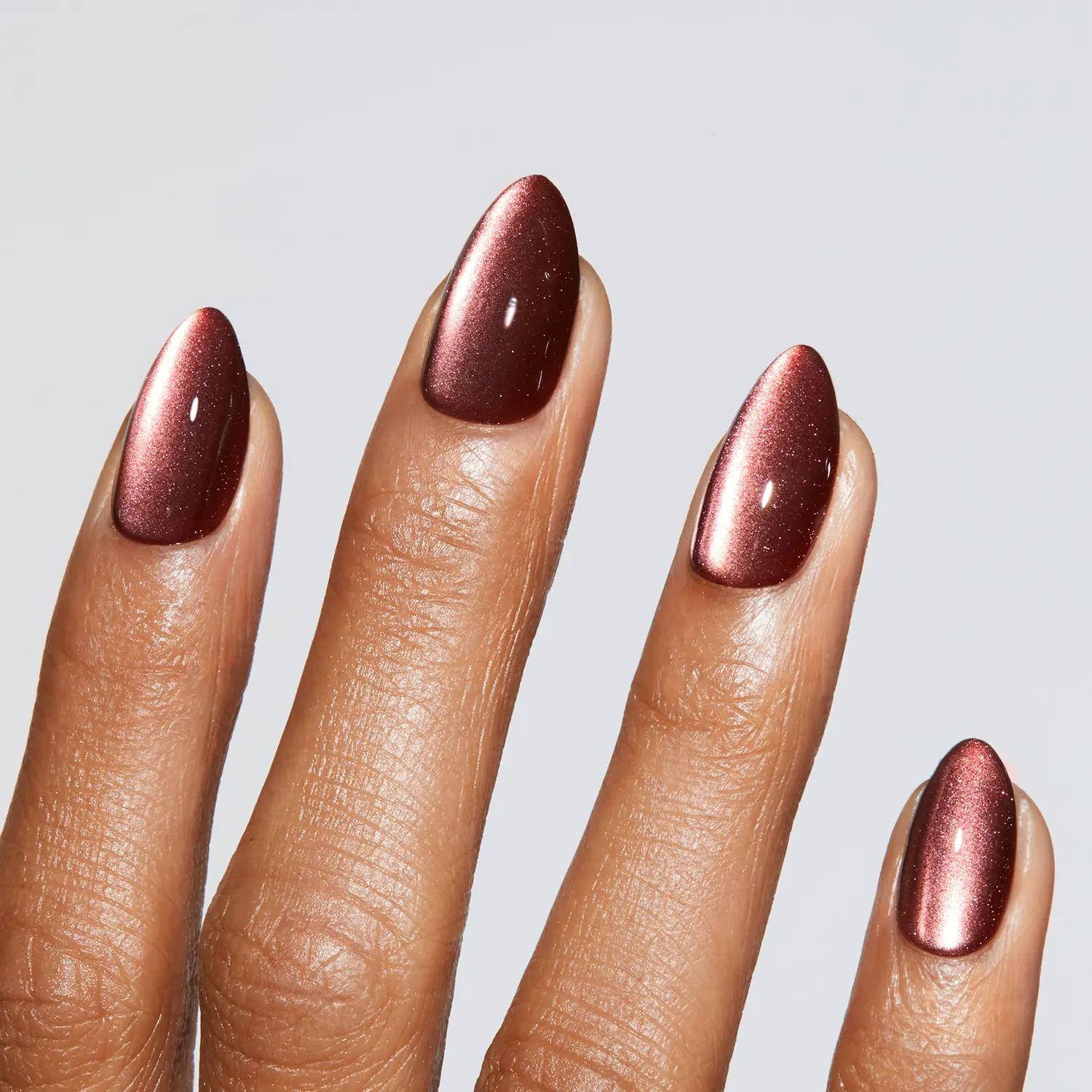 Static Nails Like-Acrylic Reusable Pop-On Manicures - Influenced Almond - The Better, Long-Lasting Alternative to Gels, Dips, Acrylics & Press-On Nails