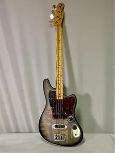 Woodcraft Electric Guitars Retro-Modified Bobcat 4 Vintage Figured Custom Bass 34" Scale