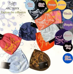 Viral Gorpcore Aesthetic Skeleton Beanie Arcteryx - Super Soft & Cozy Bird Graphic Winter Hat - Trendy Y2K Unisex Skull Cap for Gifting & Streetwear (CUTE Colors!)